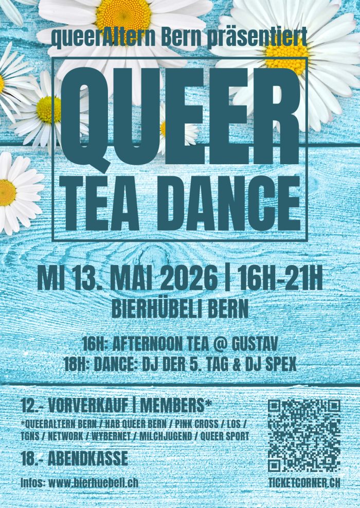 Flyer Queer Tea Dance Auffahrt.indd